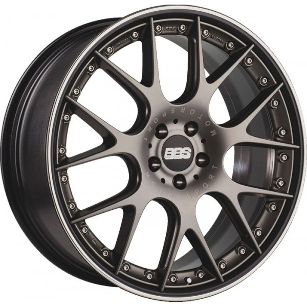 Диск литой BBS CH-RII platinum/schwarz Felge 10,5x20 - 20 Zoll 5x112 Lochkreis