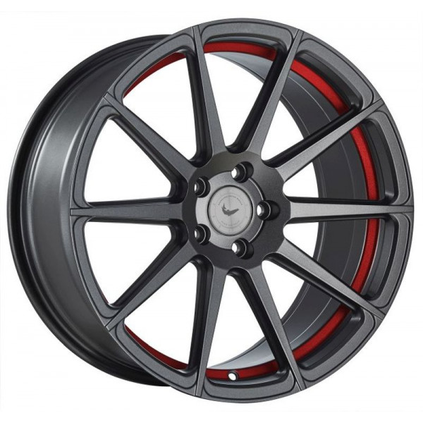 Диск литой BARRACUDA PROJECT 2.0 Mattgunmetal/ undercut Color Trim rot Felge 10,5x20 - 20 Zoll 5x112 Lochkreis