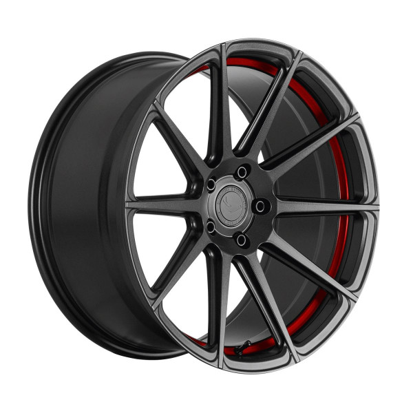 Диск литой BARRACUDA PROJECT 2.0 Mattgunmetal/ undercut Color Trim rot Felge 9x20 - 20 Zoll 5x112 Lochkreis