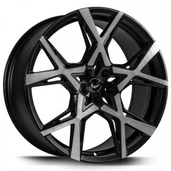 Диск литой BARRACUDA PROJECT X Black brushed Surface Felge 10x22 - 22 Zoll 5x108 Lochkreis