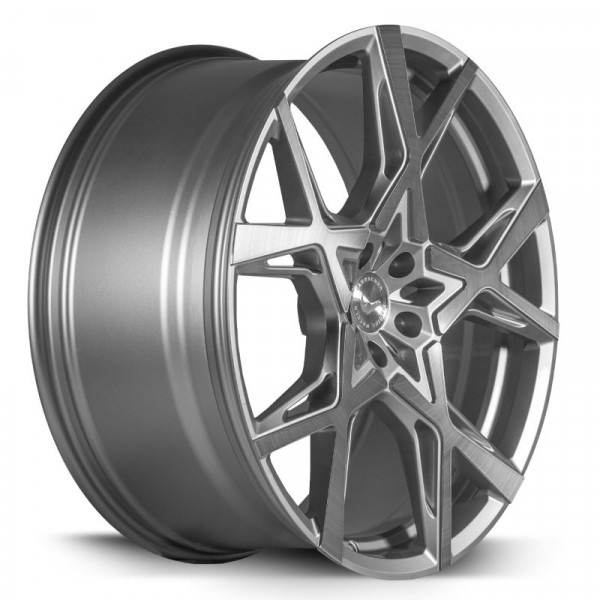 Диск литой BARRACUDA PROJECT X Silver-brushed-Surface Felge 10x22 - 22 Zoll 5x120 Lochkreis