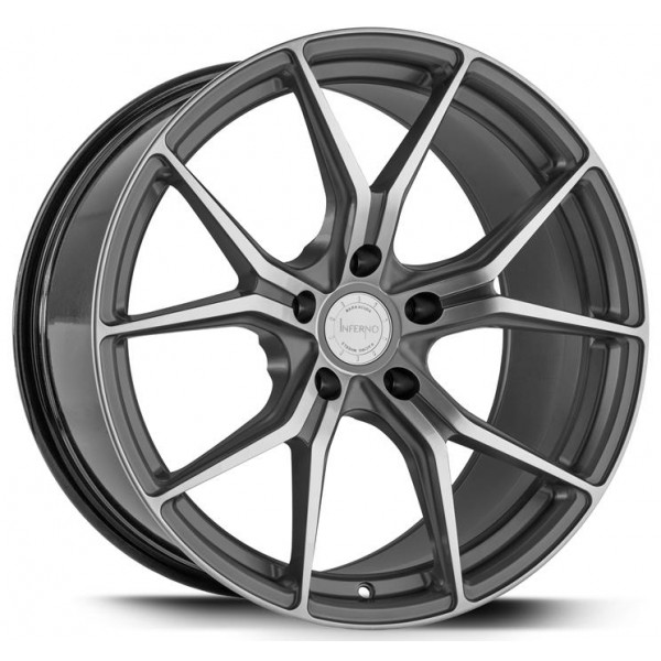 Диск литой BARRACUDA INFERNO Higloss-Gunmetal-polished Felge 10x20 - 20 Zoll 5x112 Lochkreis