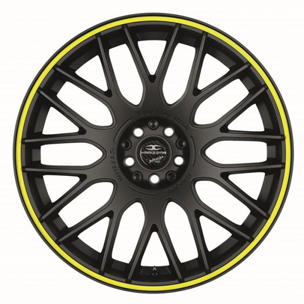 Диск литой BARRACUDA KARIZZMA PureSports / Color Trim gelb Felge 9,5x19 - 19 Zoll 5x110 Lochkreis