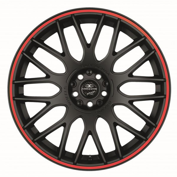 Диск литой BARRACUDA KARIZZMA PureSports / Color Trim rot Felge 9,5x19 - 19 Zoll 5x110 Lochkreis