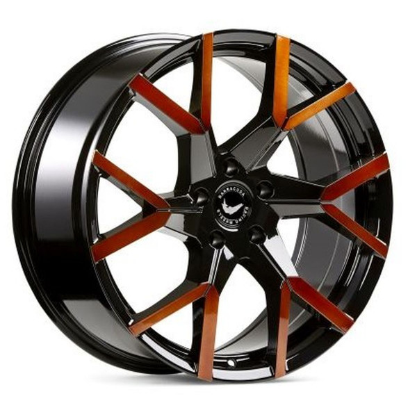 Диск литой BARRACUDA TZUNAMEE EVO Black gloss flashcopper Felge 8x18 - 18 Zoll 5x100 Lochkreis