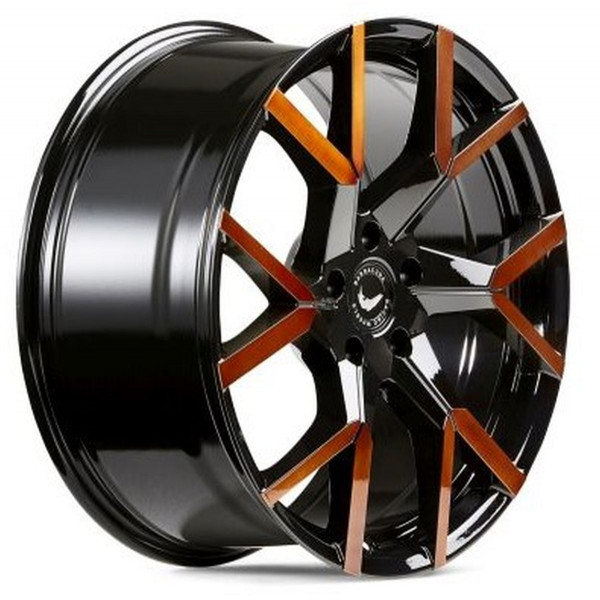 Диск литой BARRACUDA TZUNAMEE EVO Black gloss flashcopper Felge 8x18 - 18 Zoll 5x108 Lochkreis