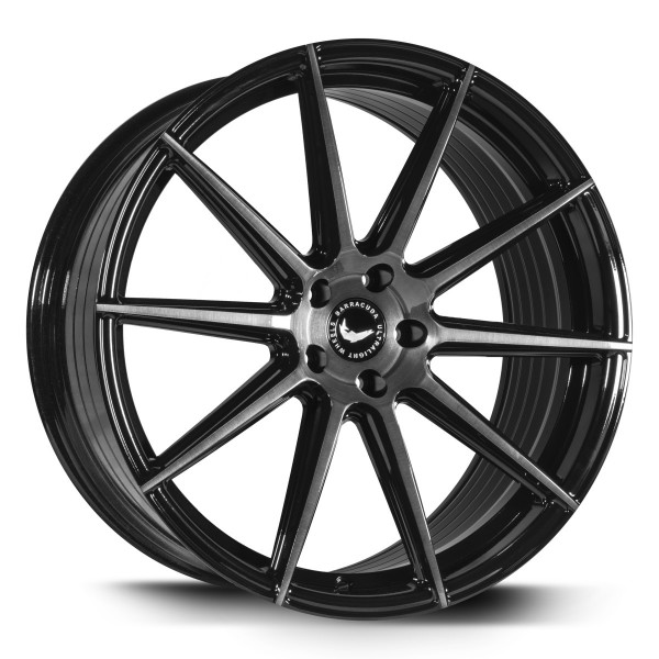 Диск литой BARRACUDA PROJECT 2.0 Higloss-Black brushed Surface Felge 10,5x22 - 22 Zoll 5x112 Lochkreis