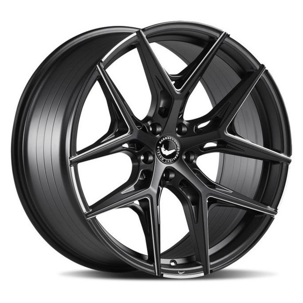 Диск литой BARRACUDA RAZZER Mattblack Puresports gefräst Felge 10x20 - 20 Zoll 5x112 Lochkreis