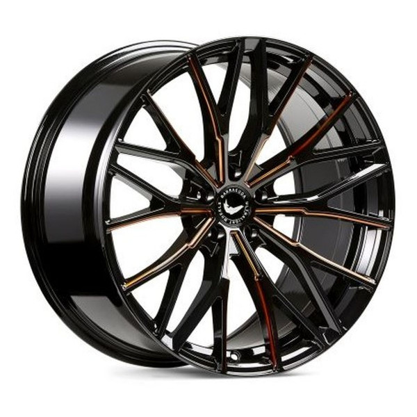 Диск литой BARRACUDA PROJECT 3.0 Black gloss flashcopper Felge 10x20 - 20 Zoll 5x108 Lochkreis