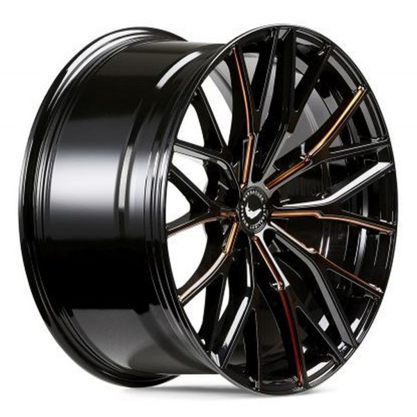 Диск литой BARRACUDA PROJECT 3.0 Black gloss flashcopper Felge 10x20 - 20 Zoll 5x108 Lochkreis