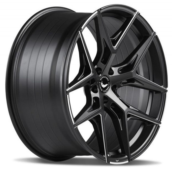 Диск литой BARRACUDA RAZZER Mattblack Puresports gefräst Felge 10,5x21 - 21 Zoll 5x112 Lochkreis