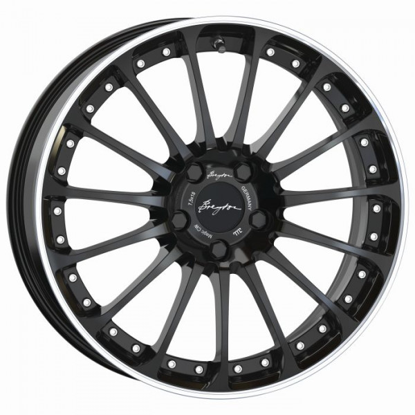 Диск литой Breyton Magic CW Glanz black mit polierter Lippe Felge 7,5 X 18 - 18 Zoll 5x112 Lochkreis