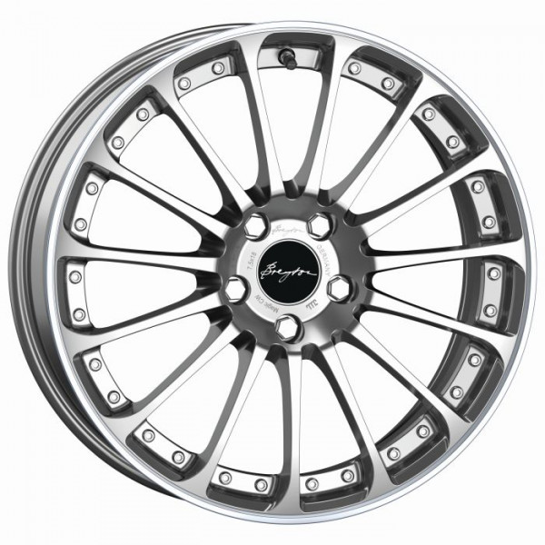 Диск литой Breyton Magic CW Hyper Dark with Polished Lip Felge 7,5 X 18 - 18 Zoll 5x112 Lochkreis