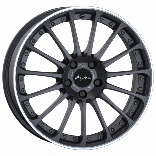 Диск литой Breyton Magic CW Matt Grey with Polished Lip Felge 7,5 X 18 - 18 Zoll 5x112 Lochkreis
