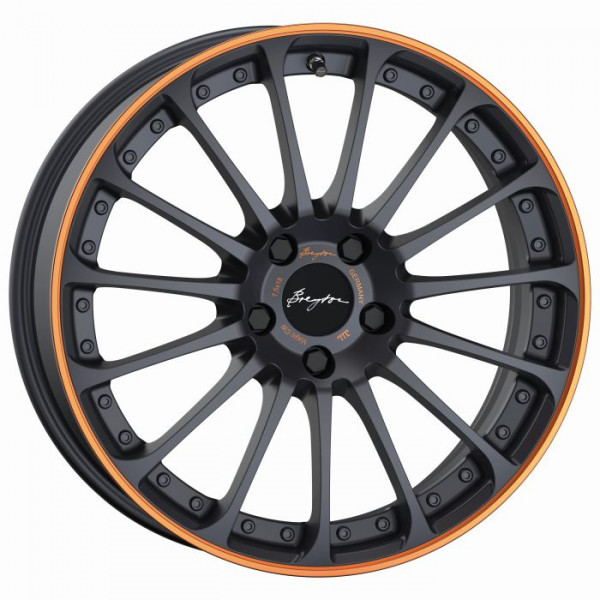 Диск литой Breyton Magic CW Matt Grey with Orange Anodized Lip Felge 8,5 X 19 - 19 Zoll 5x112 Lochkreis
