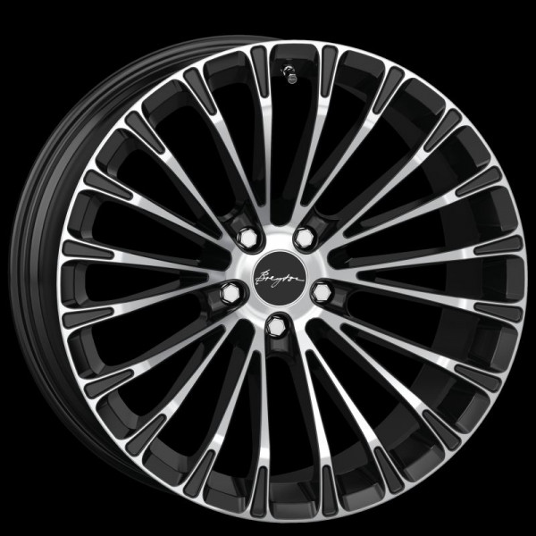 Диск литой Breyton Race LS 2 Matt Black Polished Face Felge 10,0x20 - 20 Zoll 5x112 Lochkreis