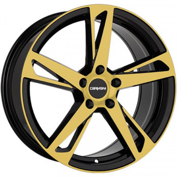 Диск литой Carmani 16 Anton gold polish Felge 8x18 - gold polish Zoll 5x108 Lochkreis