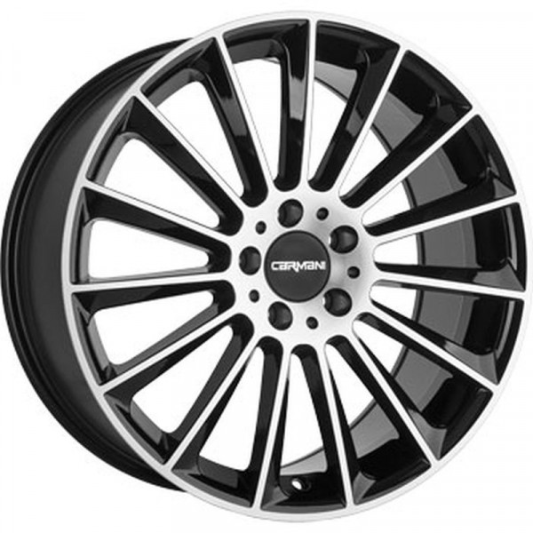 Диск литой Carmani 17 Fritz black polish Felge 8x18 - black polish Zoll 5x112 Lochkreis