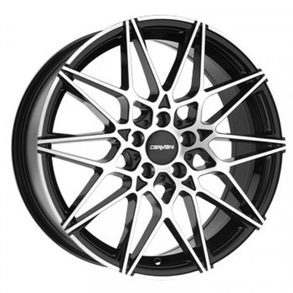 Диск литой Carmani 18 Knut black polish Felge 8x18 - black polish Zoll 5x112 Lochkreis