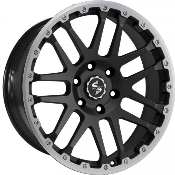 Диск литой Etabeta COMBAT CV Black matt lip + cap pol. Felge 10x22 - 22 Zoll 5x127 Lochkreis