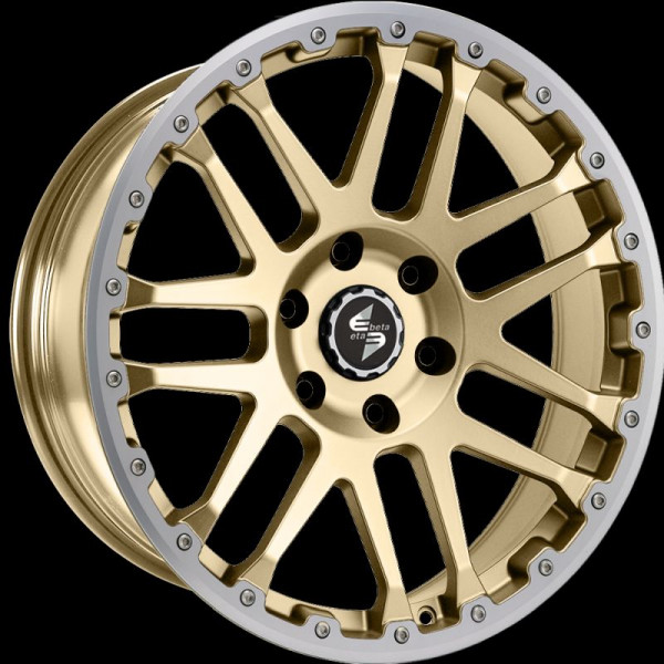 Диск литой Etabeta COMBAT CV Gold matt lip + cap pol. Felge 8x18 - 18 Zoll 5x120 Lochkreis