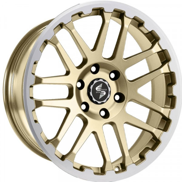 Диск литой Etabeta COMBAT Gold matt lip + cap pol. Felge 8x18 - 18 Zoll 5x120 Lochkreis