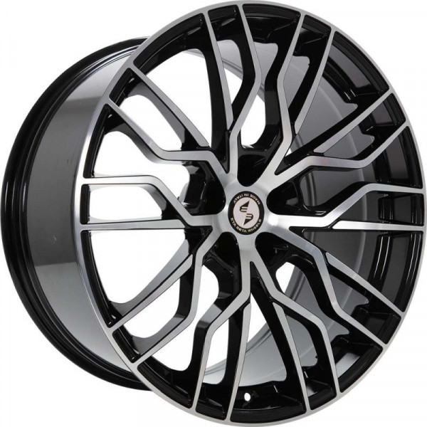Диск литой Etabeta MEDUSA Black shiny full pol. Felge 9,5x21 - 21 Zoll 5x112 Lochkreis