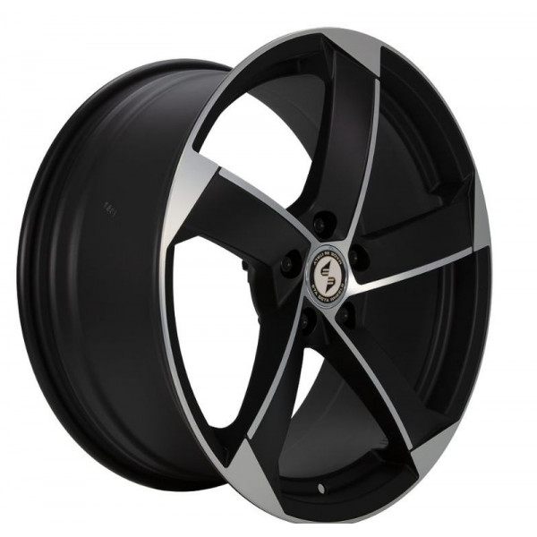 Диск литой Etabeta Magic schwarz matt poliert Felge 8,5x19 - 19 Zoll 5x112 Lochkreis