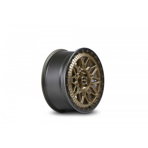 Диск литой Fondmetal BLUSTER matt bronze schwarzes Horn Felge 8x18 - 18 Zoll 5x120 Lochkreis