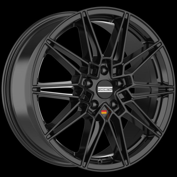 Диск литой Fondmetal Thoe glänzend schwarz Felge 8x18 - 18 Zoll 5x112 Lochkreis