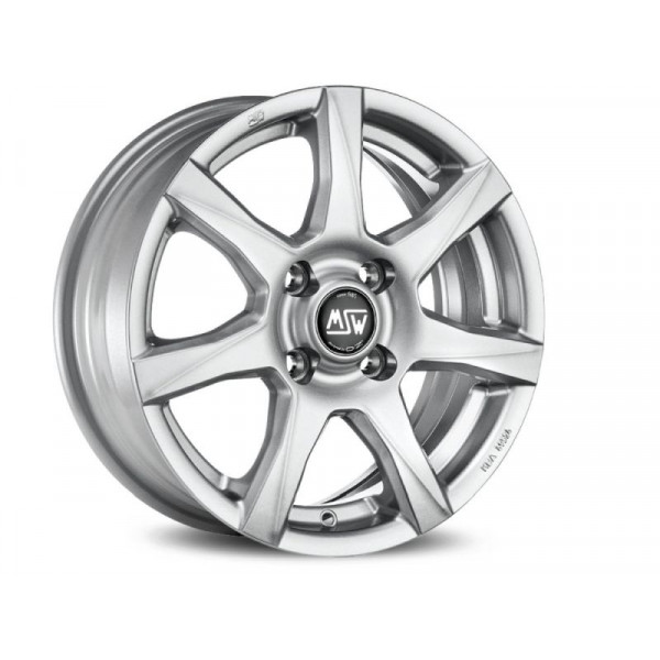 Диск литой MSW 77 FULL SILVER Felge 8x18 - 18 Zoll 5x112 Lochkreis