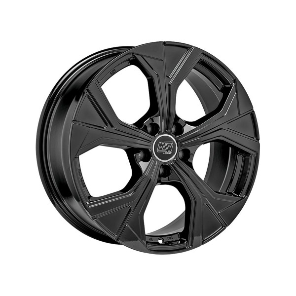 Диск литой MSW 43 GLOSS BLACK Felge 7,5x18 - 18 Zoll 5x100 Lochkreis