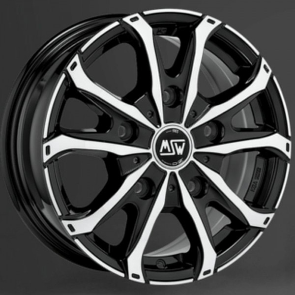 Диск литой MSW 48 VAN GLOSS BLACK FULL POLISHED Felge 6,5x15 - 18 Zoll 5x118 Lochkreis