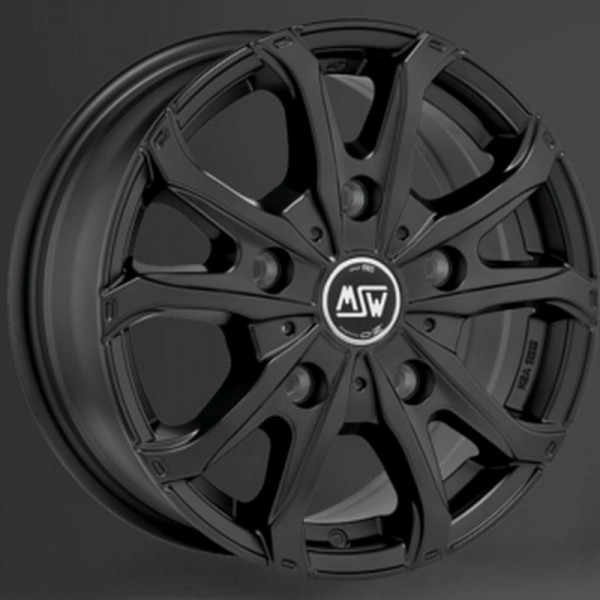 Диск литой MSW 48 VAN MATT BLACK Felge 6,5x15 - 18 Zoll 5x118 Lochkreis