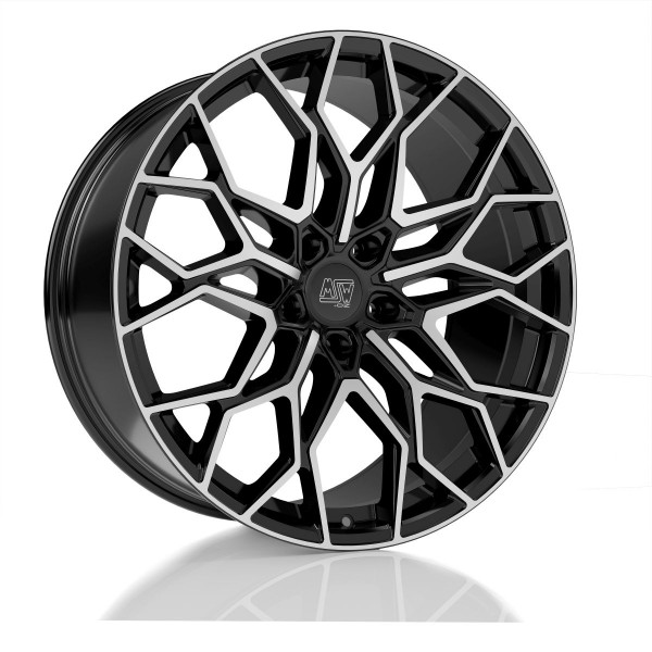 Диск литой MSW 51 GLOSS BLACK F. POL. Felge 10,5x20 - 20 Zoll 5x112 Lochkreis