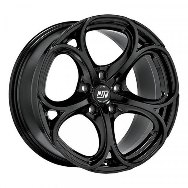 Диск литой MSW 82 GLOSS BLACK Felge 8x18 - 18 Zoll 5x112 Lochkreis