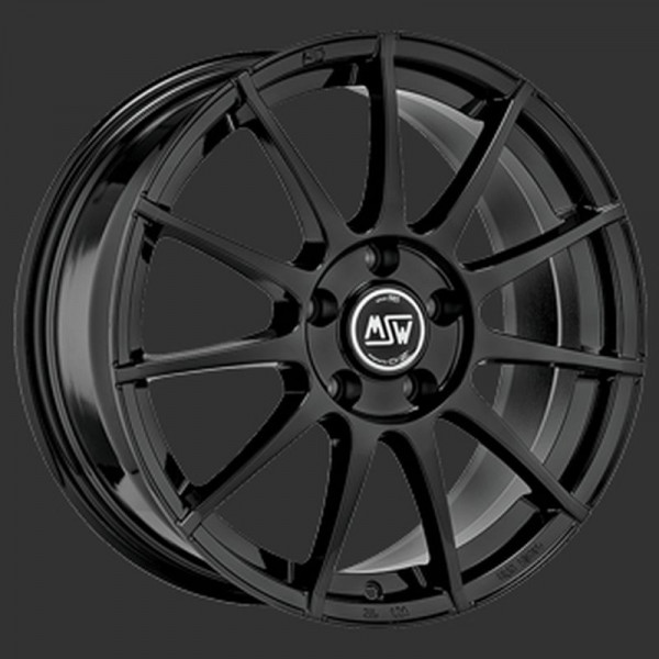 Диск литой MSW 85 GLOSS BLACK Felge 8x18 - 18 Zoll 5x112 Lochkreis
