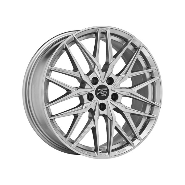 Диск литой MSW 50 HYPER SILVER Felge 8x19 - 18 Zoll 5x112 Lochkreis