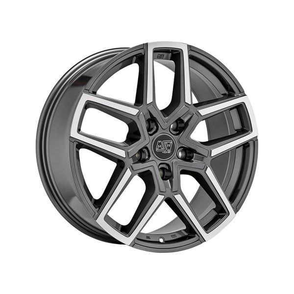 Диск литой MSW 52 GLOSS GUN METAL FULL POLISHED Felge 8,5x20 - 18 Zoll 5x108 Lochkreis