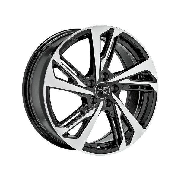 Диск литой MSW 60 GLOSS BLACK FULL POLISHED Felge 7,5x17 - 18 Zoll 5x108 Lochkreis