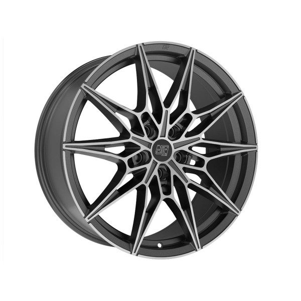 Диск литой MSW 75 MATT GUN METAL FULL POLISHED Felge 8,5x20 - 18 Zoll 5x112 Lochkreis