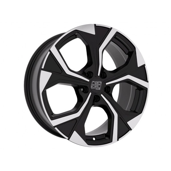 Диск литой MSW 43 GLOSS BLACK FULL POLISHED Felge 7x19 - 19 Zoll 5x108 Lochkreis