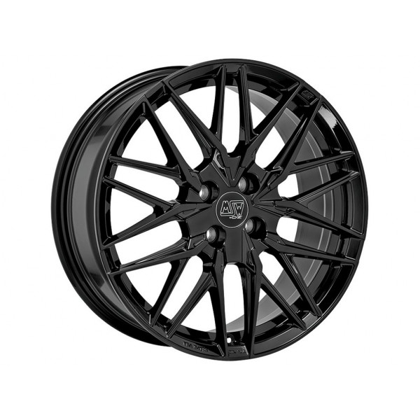 Диск литой MSW 50/4 GLOSS BLACK Felge 7,5x18 - 18 Zoll 4x100 Lochkreis