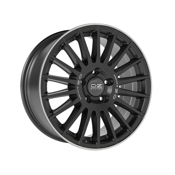Диск литой OZ RALLY DESERT MATT BLACK + SILVER LET.+ DIAM.CUT Felge 8x18 - 18 Zoll 5x120 Lochkreis