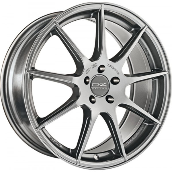 Диск литой OZ OMNIA GRIGIO CORSA BRIGHT Felge 8x18 - 18 Zoll 5x100 Lochkreis
