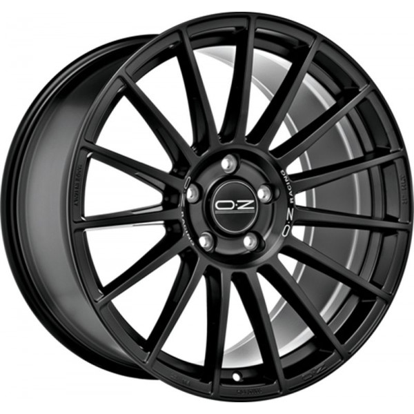 Диск литой OZ SUPERTURISMO DAKAR MATT BLACK + SILVER LETTERING Felge 10,5x21 - 21 Zoll 5x130 Lochkreis
