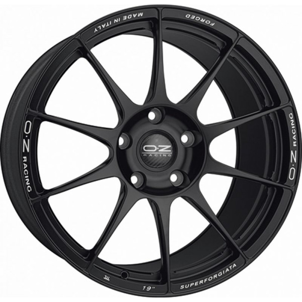 Диск литой OZ SUPERFORGIATA matt schwarz Felge 9x19 - 19 Zoll 5x112 Lochkreis