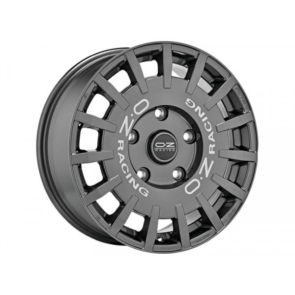 Диск литой OZ RALLY RACING VAN DARK GRAPHITE SILVER LETTERING Felge 8x18 - 18 Zoll 5x120 Lochkreis