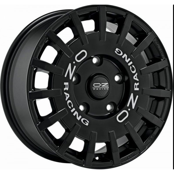 Диск литой OZ RALLY RACING MATT BLACK+SIL.LETT. Felge 8x18 - 18 Zoll 5x112 Lochkreis