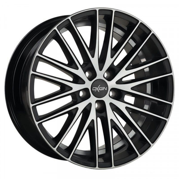 Диск литой Oxigin 19 OXSPOKE schwarz voll poliert Felge 10.5x20  - 20 Zoll 5x112 Lochkreis
